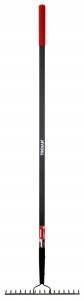 16T STEEL RAKE LONG FIBREGLASS HANDLE
