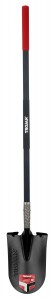 POWERSTEP ROUND MOUTH POST HOLE SHOVEL LONG FIBREGLASS HANDLE